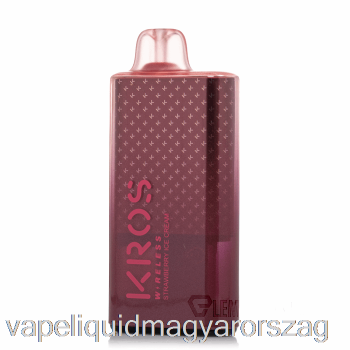 Kros Vezeték Nélküli 9000 Eldobható Eper Fagylalt Vape E Cigi